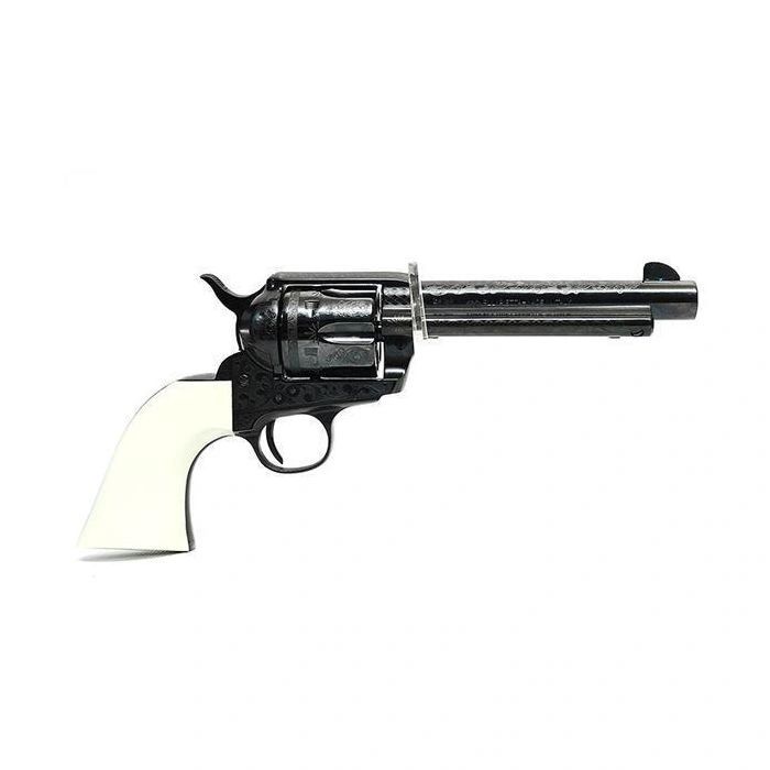 Pietta-1873-Engraved-Blue-Finish-380-Blank-Firer